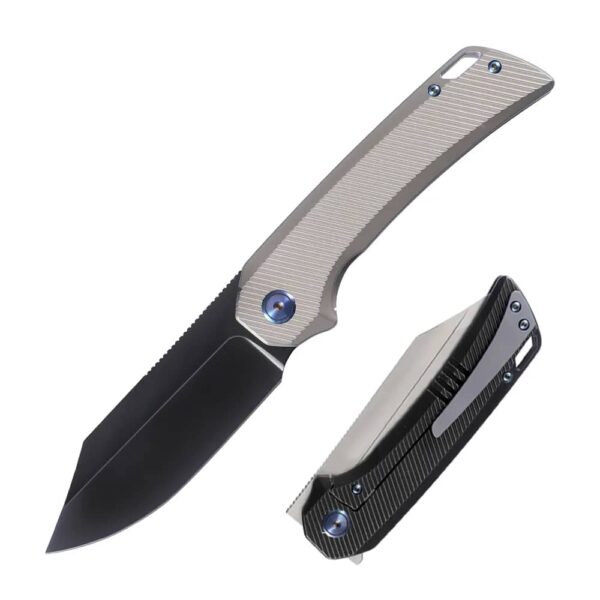 OEM Frame Lock Knife Titanium Alloy Handle (3.46 Inch S35VN Blade) KKFK00022