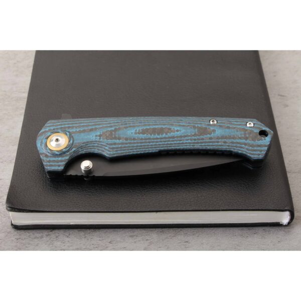 OEM Liner Lock Knife Fused Carbon Fiber + G10 Handle (3.70 Inch 14C28N Blade) KKFK00030 - Image 2