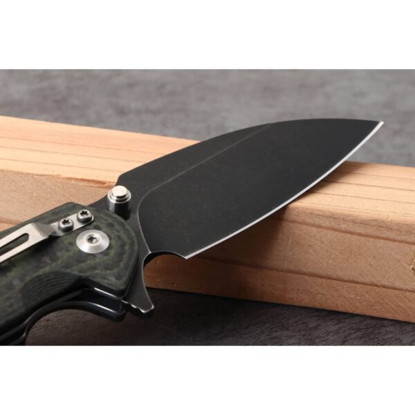 OEM Liner Lock Knife Fused Carbon Fiber + G10 Handle (3.43 Inch 14C28N Blade) KKFK00036 - Image 4