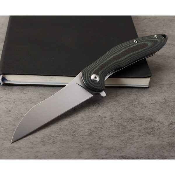 OEM Liner Lock Knife Fused Carbon Fiber + G10 Handle (3.43 Inch 14C28N Blade) KKFK00038 - Image 6