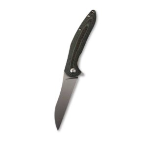 OEM Liner Lock Knife Fused Carbon Fiber + G10 Handle (3.43 Inch 14C28N Blade) KKFK00038