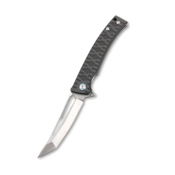 OEM Liner Lock Knife Carbon Fiber Overlay On G10 Handle (3.78 Inch D2 Blade) KKFK00041