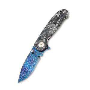 OEM Liner Lock Knife G10 Handle (2.64 Inch Damascus Blade) KKFK00045