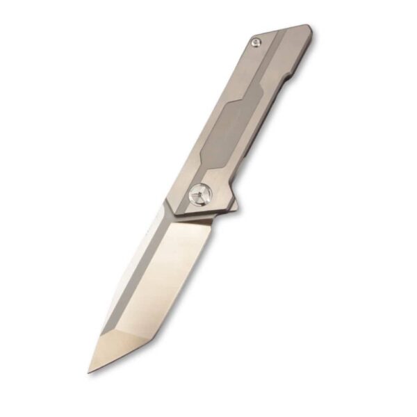 OEM Frame Lock Knife TC4 Titanium Handle (3.31 Inch D2 Blade) KKFK00059