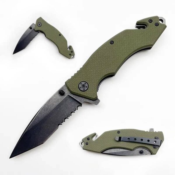 OEM Liner Lock Knife G10 Handle (3.35 Inch 3Cr13 Blade) KKFK0006