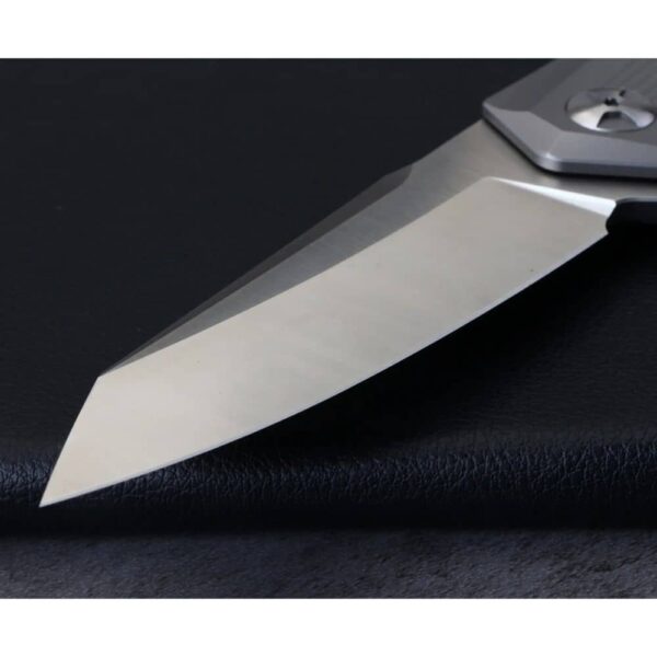 OEM Frame Lock Knife TC4 Titanium Handle (3.74 Inch D2 Blade) KKFK00062 - Image 4