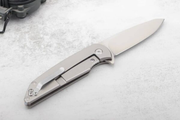 OEM Frame Lock Knife TC4 Titanium Handle (3.19 Inch D2 Blade) KKFK00068 - Image 5