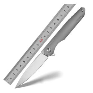 OEM Frame Lock Knife Titanium Alloy Handle (3.23 Inch M390 Blade) KKFK00099