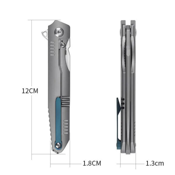 OEM Frame Lock Knife Titanium Alloy Handle (3.23 Inch M390 Blade) KKFK00099 - Image 4