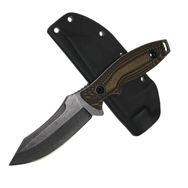 OEM Fixed Blade Knife G10 Handle (3.35 Inch 3Cr13 Blade) KKFB00030 - Image 2