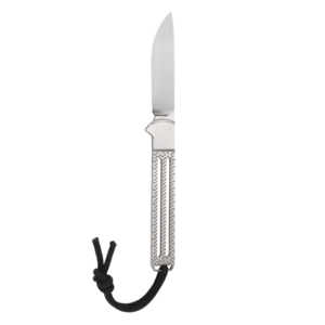 OEM Fixed Blade Neck Knife Steel Handle (2.38 Inch 420J2 Blade) KKFB00074