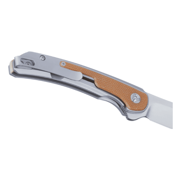 OEM Frame Lock Knife Stainless Steel Handle (3.01 Inch 14C28N Blade) KKFK00106 - Image 5