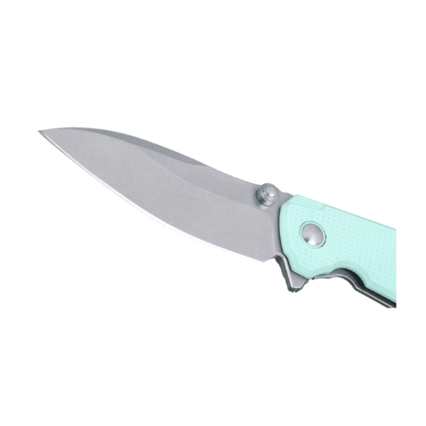 OEM Frame Lock Knife G10 + Stainless Steel Handle (3.09 Inch 14C28N Blade) KKFK00110 - Image 4