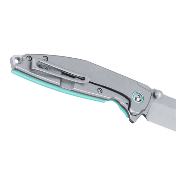 OEM Frame Lock Knife G10 + Stainless Steel Handle (3.09 Inch 14C28N Blade) KKFK00110 - Image 5