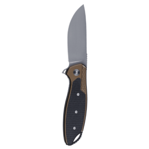 OEM Liner Lock Knife Aluminum w/G10 Inlay Handle (3.32 Inch 12C27 Blade) KKFK00128