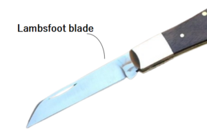 Sheepsfoot vs. lambsfoot blade