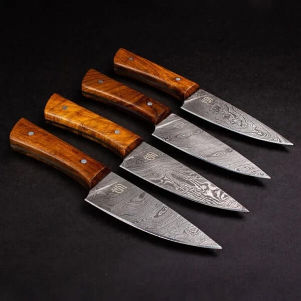 Damascus Kitchen Knives