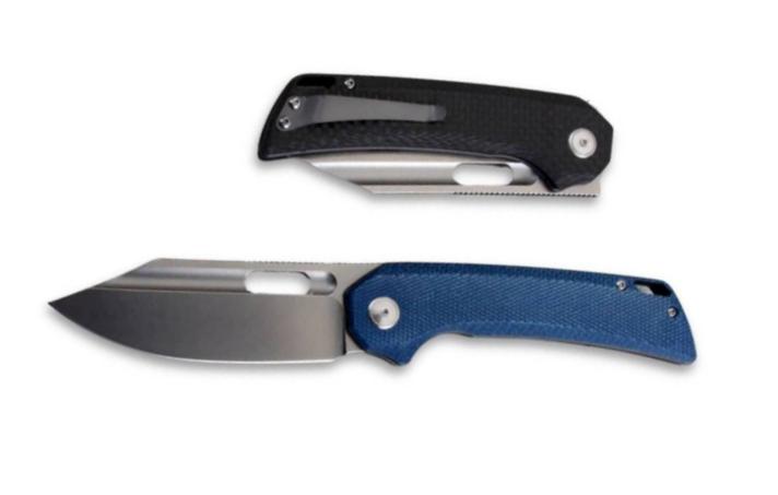 OEM Micarta Carbon Fiber Handle 14C28N Blade