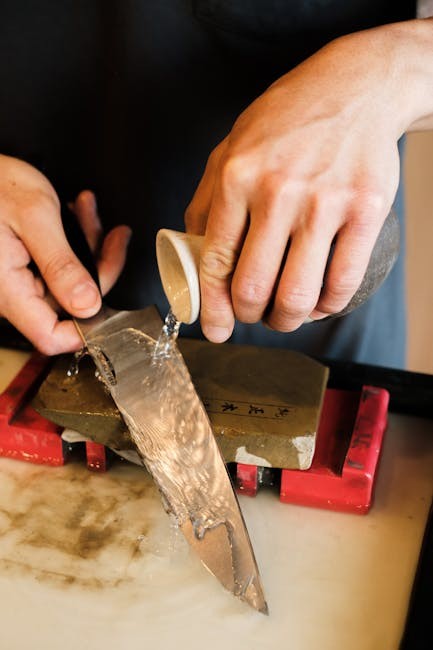 knife sharpening whetstone 1