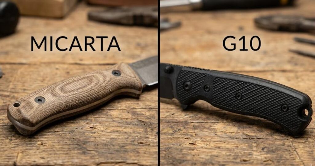 Micarta vs. G10 Knife Handles