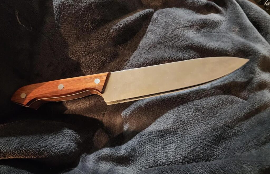 Double-bladed butcher knives