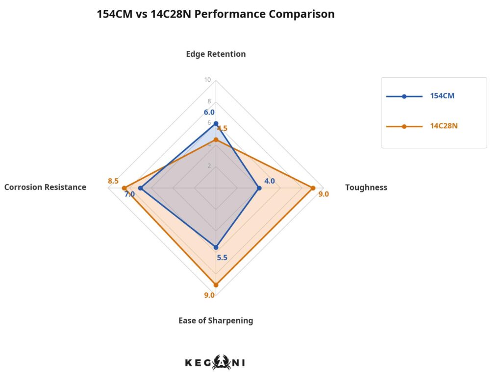 Performance Scorecard 154CM vs 14C28N